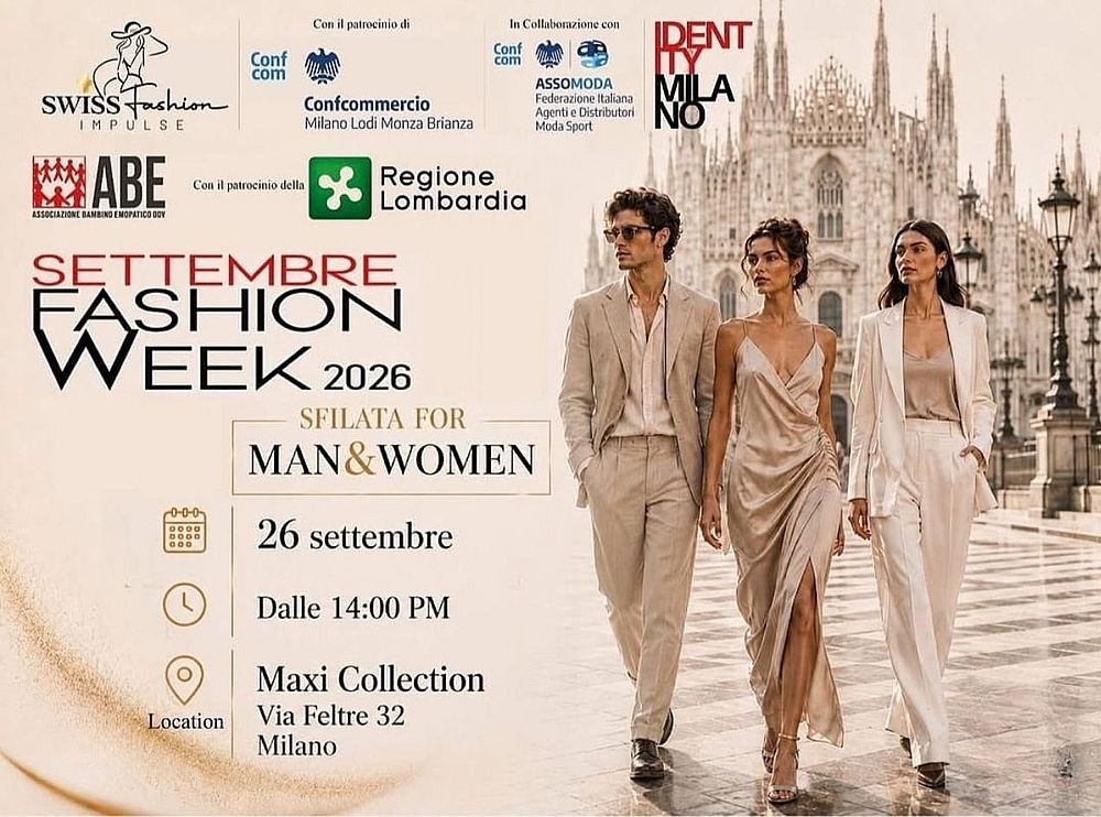 Settembre Fashion Week 2026 a Milano con Identity Milano e il Premio Assomoda