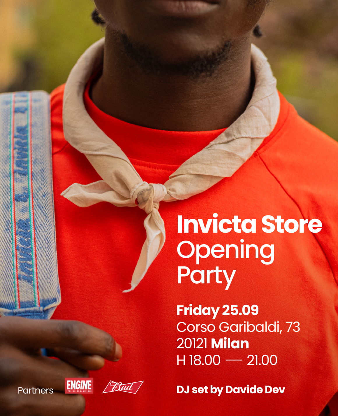 Inaugurazione del temporary store Invicta in Corso Garibaldi a Milano