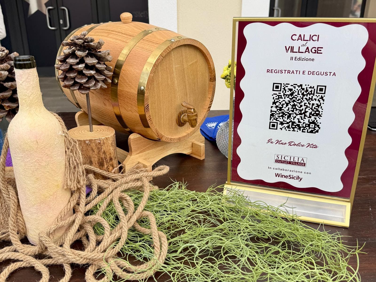 Calici al Village: dopo i bianchi siciliani, l’attesa si sposta sui rossi il 4 ottobre a Sicilia Outlet Village